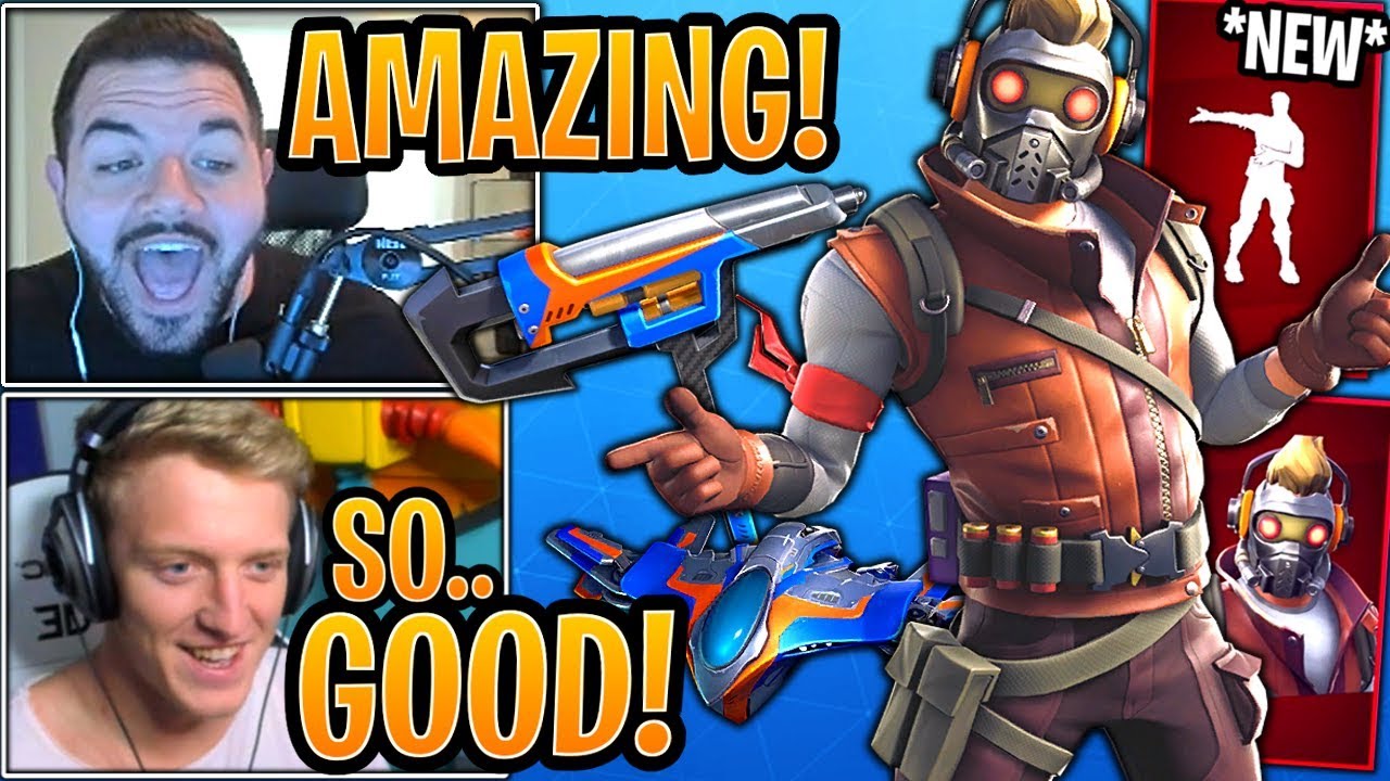 Streamers React to *NEW* Marvel Guardians of the Galaxy Set! - Fortnite Best Moments