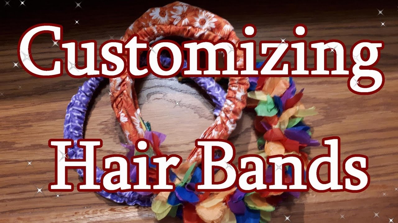 Customizing Dollar Store Hair Bands! YouTube
