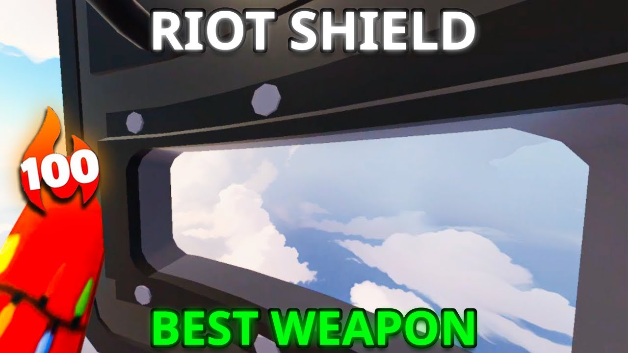Katana Riot Sheild Rivals New RIOT SHIELD Is OP in Rivals.. - YouTube