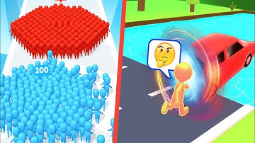 Shape Shifting Vs Count Master Max Levels Gameplay Walkthrough Android,ios