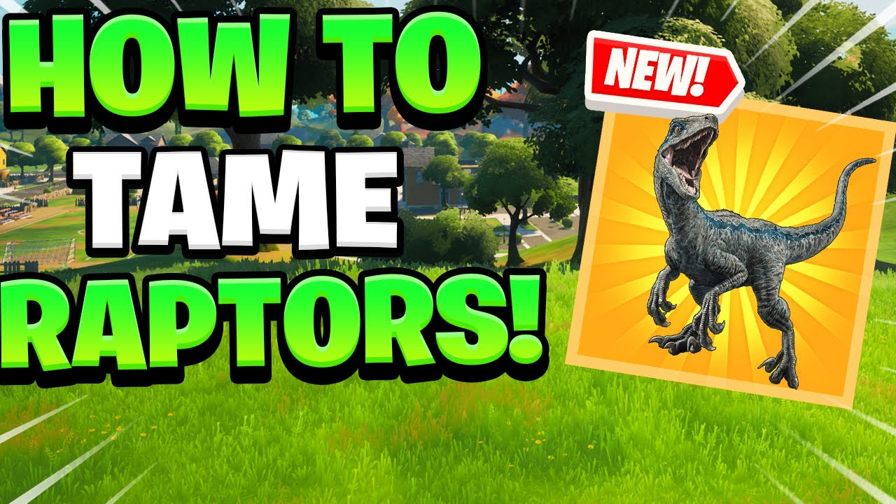 How To Tame A Raptor In Fortnite How to Tame a Raptor in Fortnite Chapter 2 Season 6 (Quick Guide) - YouTube