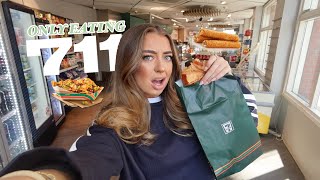 Only Eating 7 ELEVEN Food for 24 HOURS!