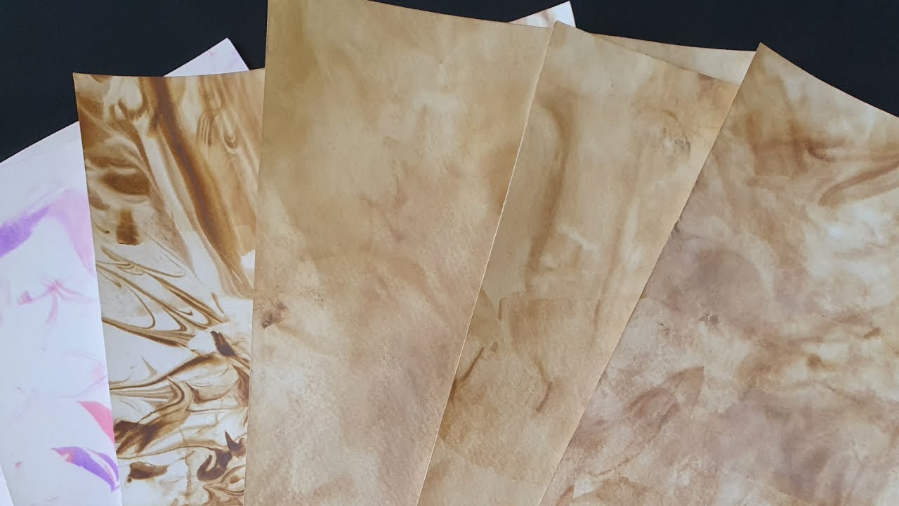 ‼️Fonds Vintage avec Mousse à Raser et autres ‼️🥰😍🥰            #tuto #facile #scrapbooking #vintage