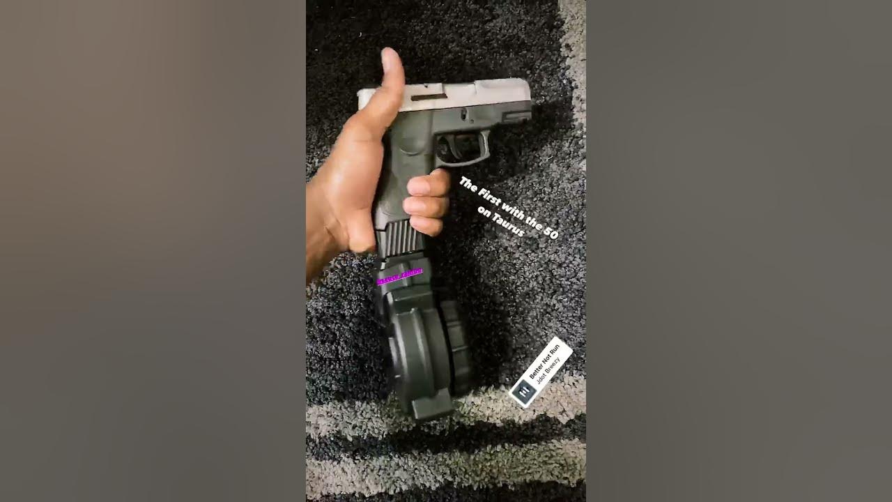 Taurus g2c millennium with 50 round drum youtube