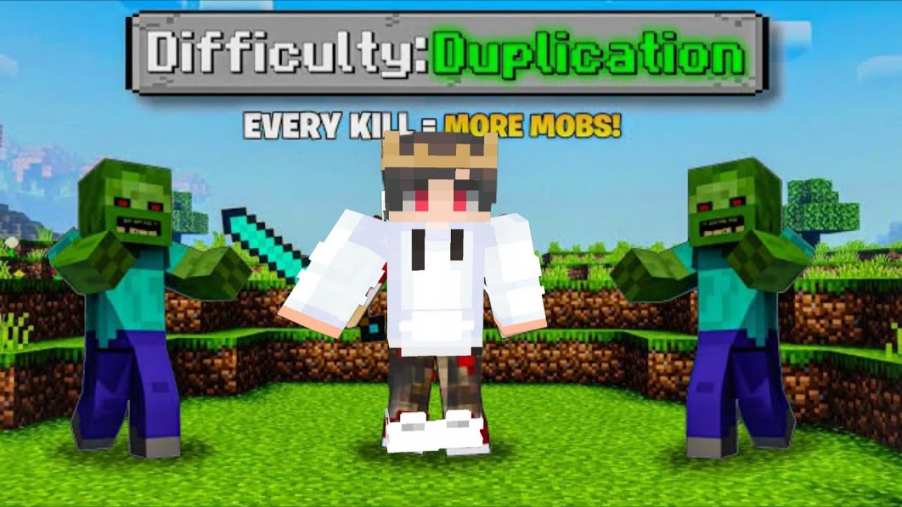 Minecraft But EVERY KILL = MORE MOBS! - YouTube