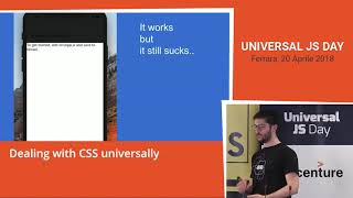 Simon Vocella - Dealing with CSS universally - Universal JS Day 2018