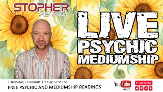 Thursday Night Live - Psychic Mediumship Readings with Stopher Cavins