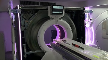 CT scanner Gantry rotating at hi speed