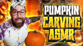 ASMR | 🎃 Carving The Perfect Pumpkin @TheAwesomeLawsons