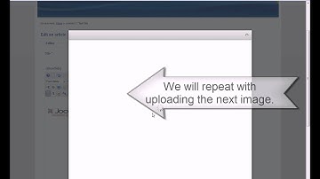 Inserting Images with JCE and Joomla
