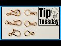 Diy clasp wire necklace findings tutorial  secure carabiner style bracelet hook