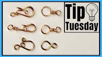 How to Make Safety Clasps for Bracelets & Necklaces // Secure Carabiner Style Hooks