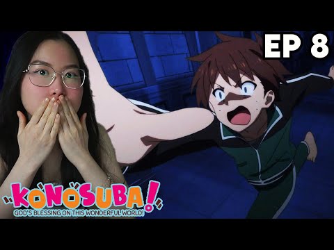 A CURSED HOUSE!!!👻 Konosuba Episode 8 REACTION + REVIEW (SEASON 1)
