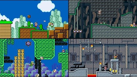 Super Mario Construct: I Used all 4 Retro Themes by Glove