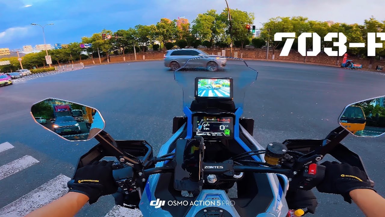Zontes 703F Full Riding POV 🏍️ | Crazy Exhaust Sound & Full