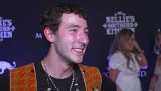 Jonas Brothers and Frankie Jonas Interview at Nellie's Southern Kitchen Las Vegas Opening