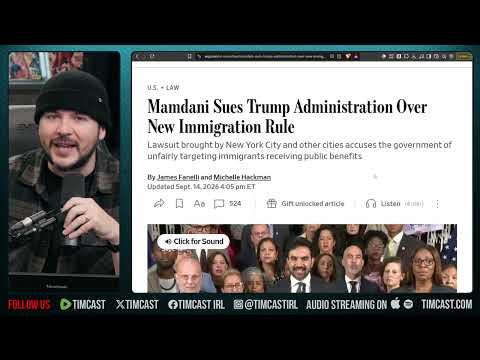Mamdani SUES TRUMP To Force Citizens TO PAY Illegal Immigrants | Tim Pool