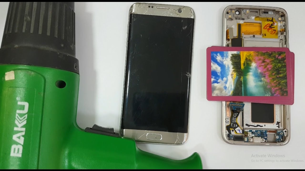 Samsung S7 Edeg disassembly YouTube