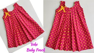 Yoke Baby Frock Cutting And Stitching Designer Baby Frock Cutting And Stitching