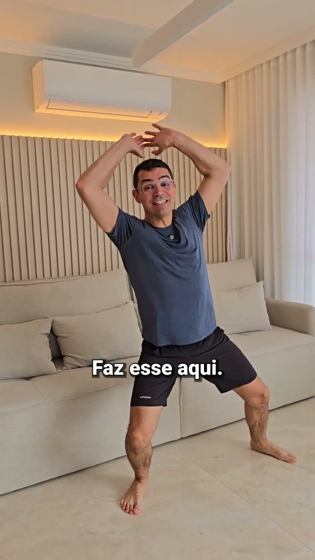 Faça isso para perder  a pochete e me siga para aprender mais exercícios fáceis ?