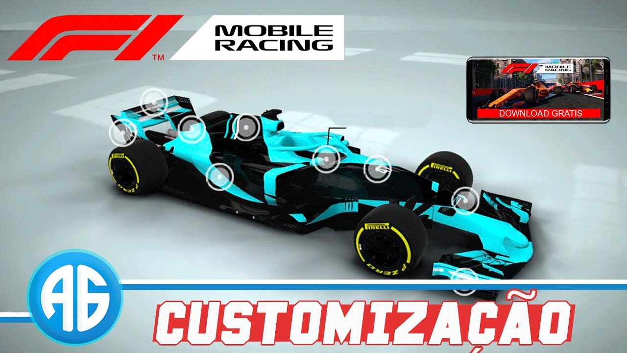 F1 MOBILE RACING - O INÍCIO - É UM F1 2018 PARA CELULAR DE  GRAÇA(Português-BR) iPhone 6s plus 