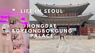My first time in Korea and I wore a traditional Hanbok!