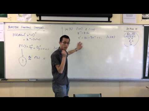 Primitive Functions (4 of 4: Applications of Anti-Differentiation)