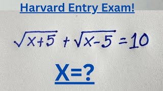 Solving for x in this nice Square Root equation | Math Olympiad Mathematics 