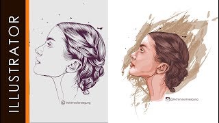 Adobe Illustrator Tutorial Line Art Coloring Pen Tools Crazy PART 2 #FreeDownloads Wealth