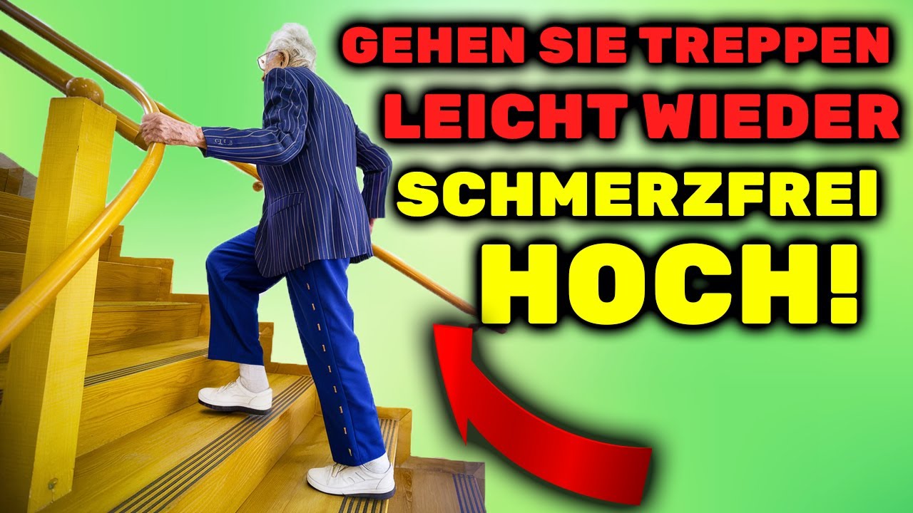 Knieschmerzen beim Treppensteigen? Diese 2 Übungen helfen!