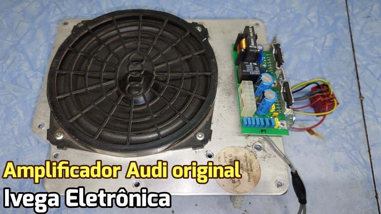 Amplificador Audi, identificando os fios, como ligar e testar ?