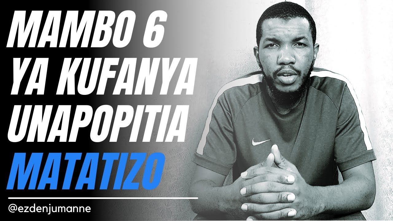 UNAPOPITIA NYAKATI NGUMU KWENYE MAISHA