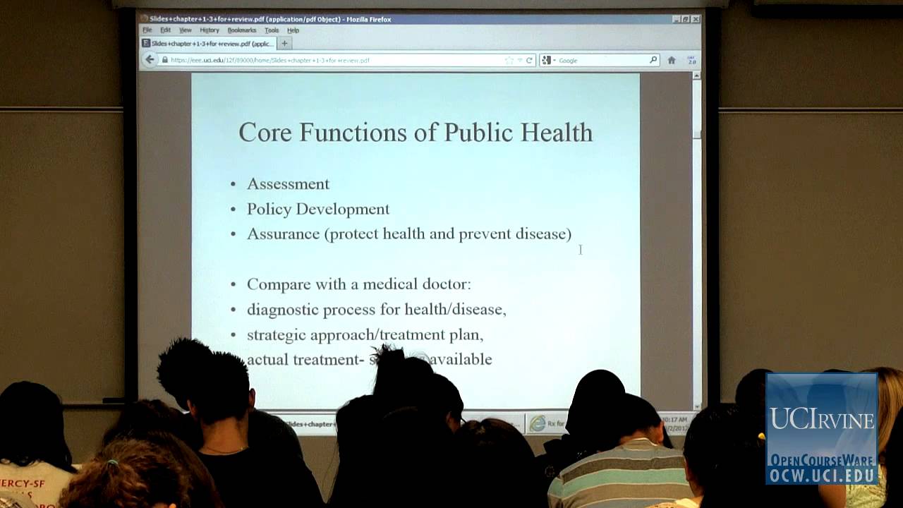 PubHlth1: Principles of Public Health. Lec. 2 public health salary