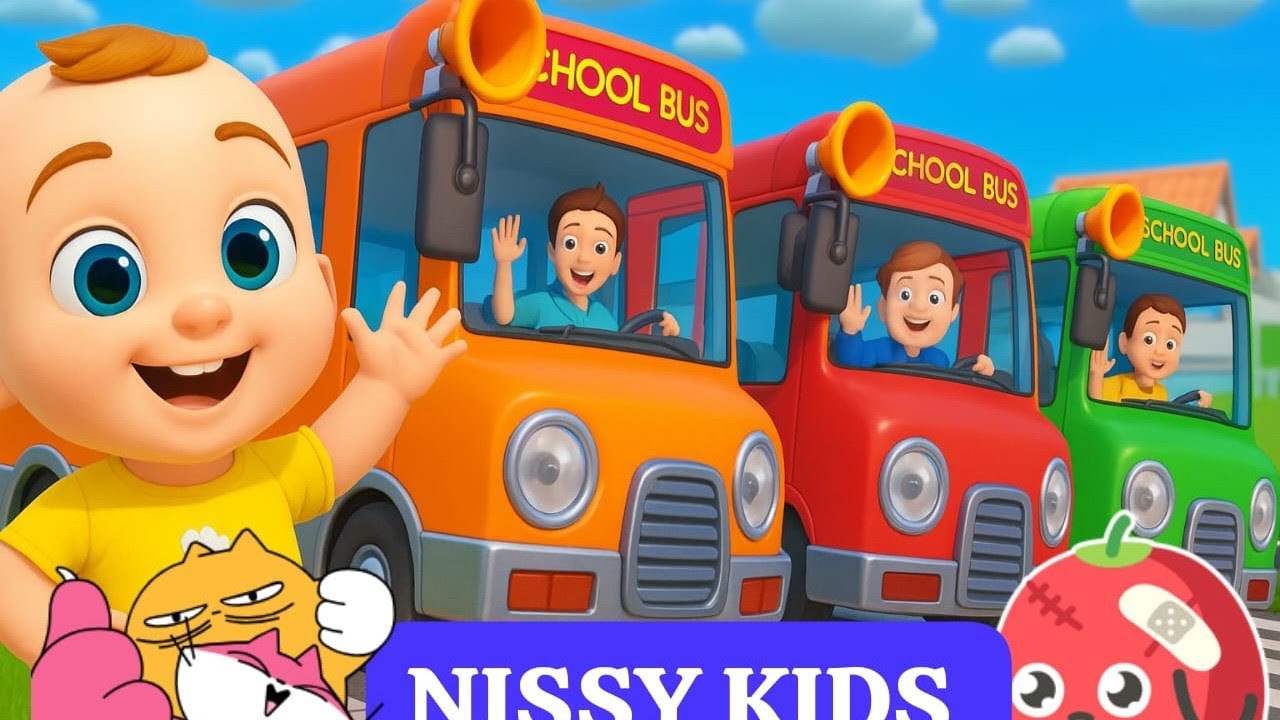Wheels on the Bus | Musical Bus Ride | Baby Rhymes