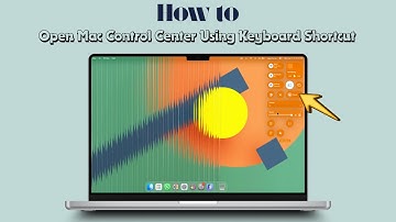 How to Open Mac Control Center Using Keyboard Shortcut