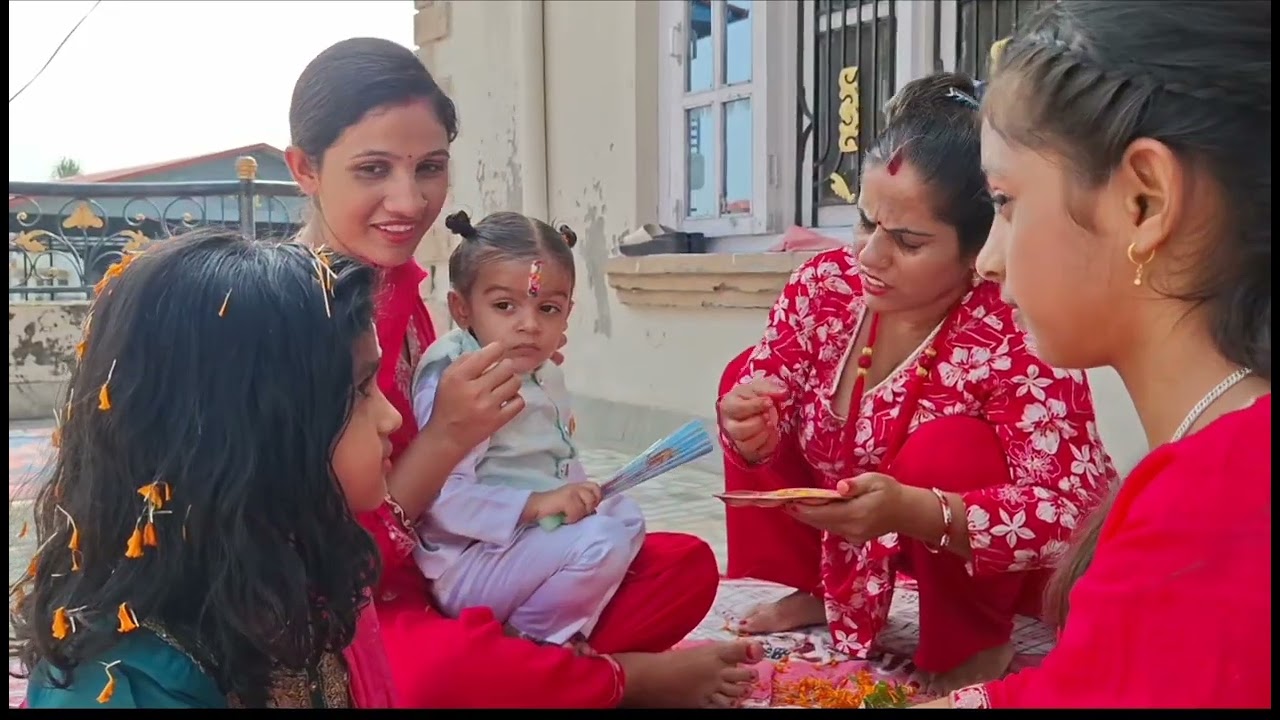 अन्सु ईशु आरुष, आयान्शको पहिलो भाईटिका 2082 तिहार ❤️❤️