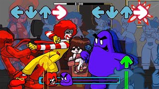 Fnf Grimace Shake Vs Ronald Mcdonald - Friday Night Funkin