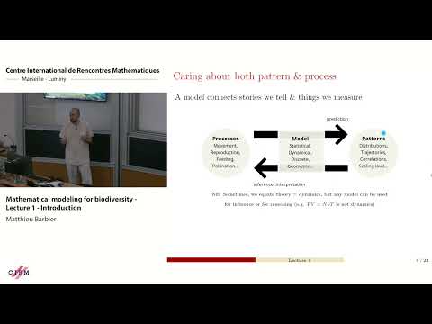 Matthieu Barbier: Mathematical modeling for biodiversity - Lecture 1 - Introduction