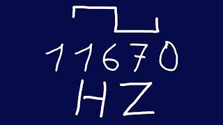 11670 hz square