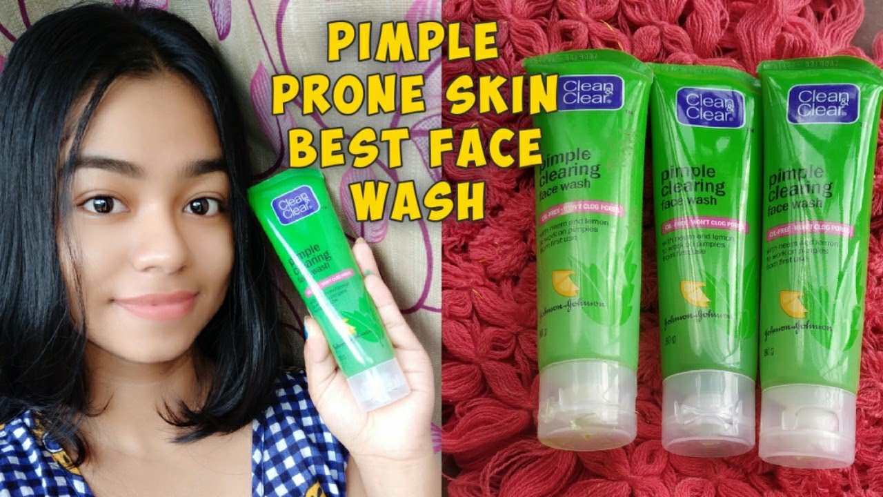 'Pimple Prone Skin' Face Wash Clean & Clear Pimple Clearing Face Wash Skin care YouTube