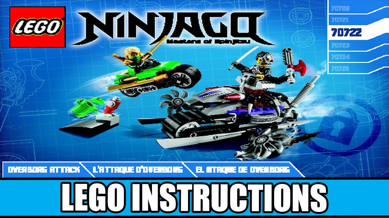 LEGO Instructions | Ninjago | 70722 | OverBorg Attack - YouTube