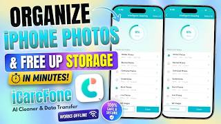How to Organize iPhone Photos & Free Up Storage in Minutes – iCareFone AI Cleaner + Data Transfer screenshot 2