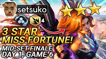CRAZY RECOMBOBULATOR Miss Fortune 3 by Setsuko in Mid-Set Finale: Day 1, Game 6  | TFT Set 8