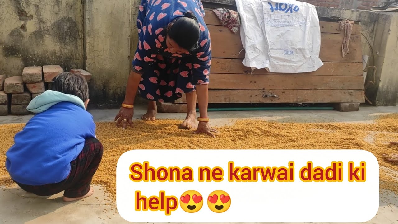 Shona ne karwai dadi ki help😜😅