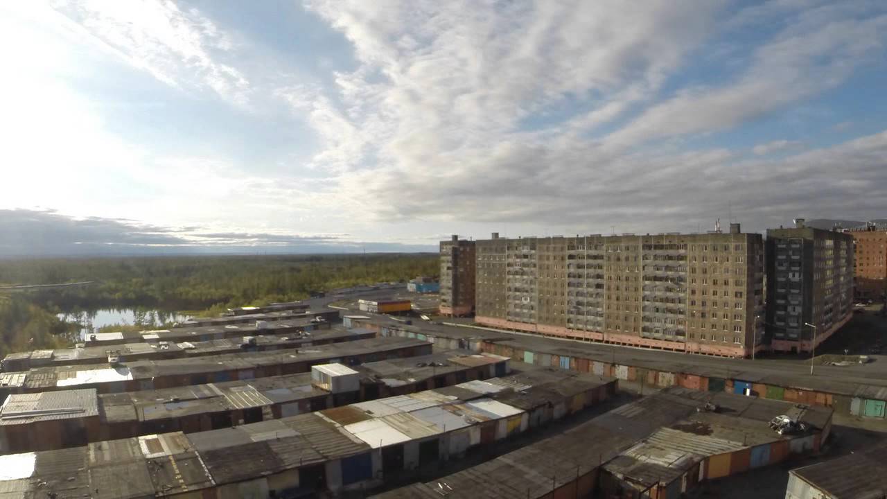 2 days time-lapse with varying weather in Norilsk