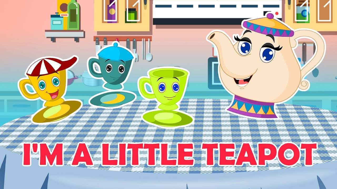 I'm A Little Teapot Nursery Rhyme Popular Nursery Rhymes With Max