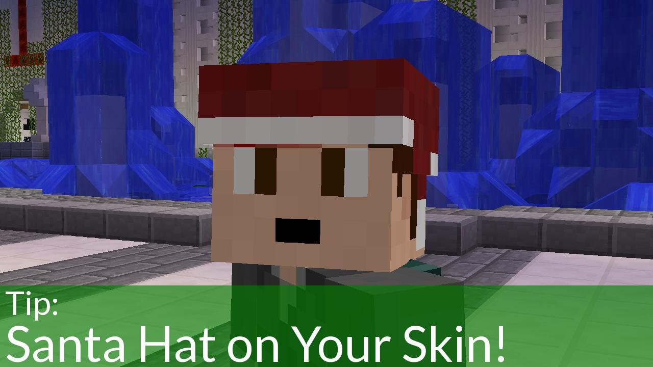 Add a Santa Hat to Your Minecraft Skin! - YouTube