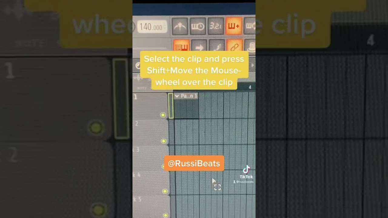 FL Studio 20 Hot Key : How to Nudge a Clip Position in the Playlist
