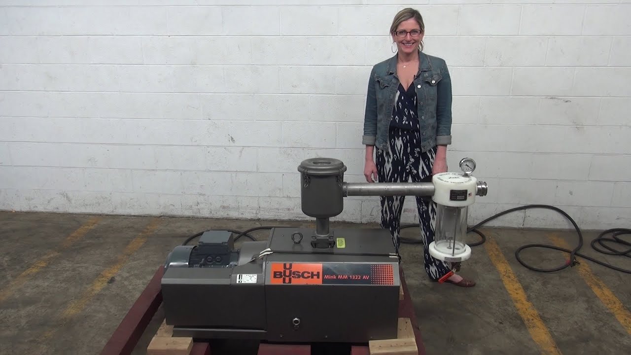 Busch Vaccum Pump Demonstration YouTube