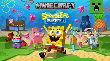 Minecraft x SpongeBob DLC Full Gameplay Walkthrough Part 1 - Welcome to Bikini Bottom